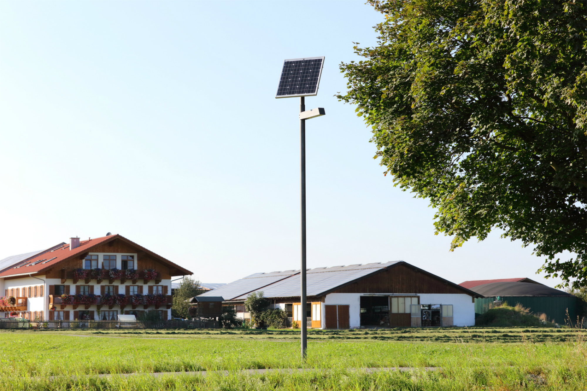 Solare Radwegbeleuchtung,Solarleuchten Radweg