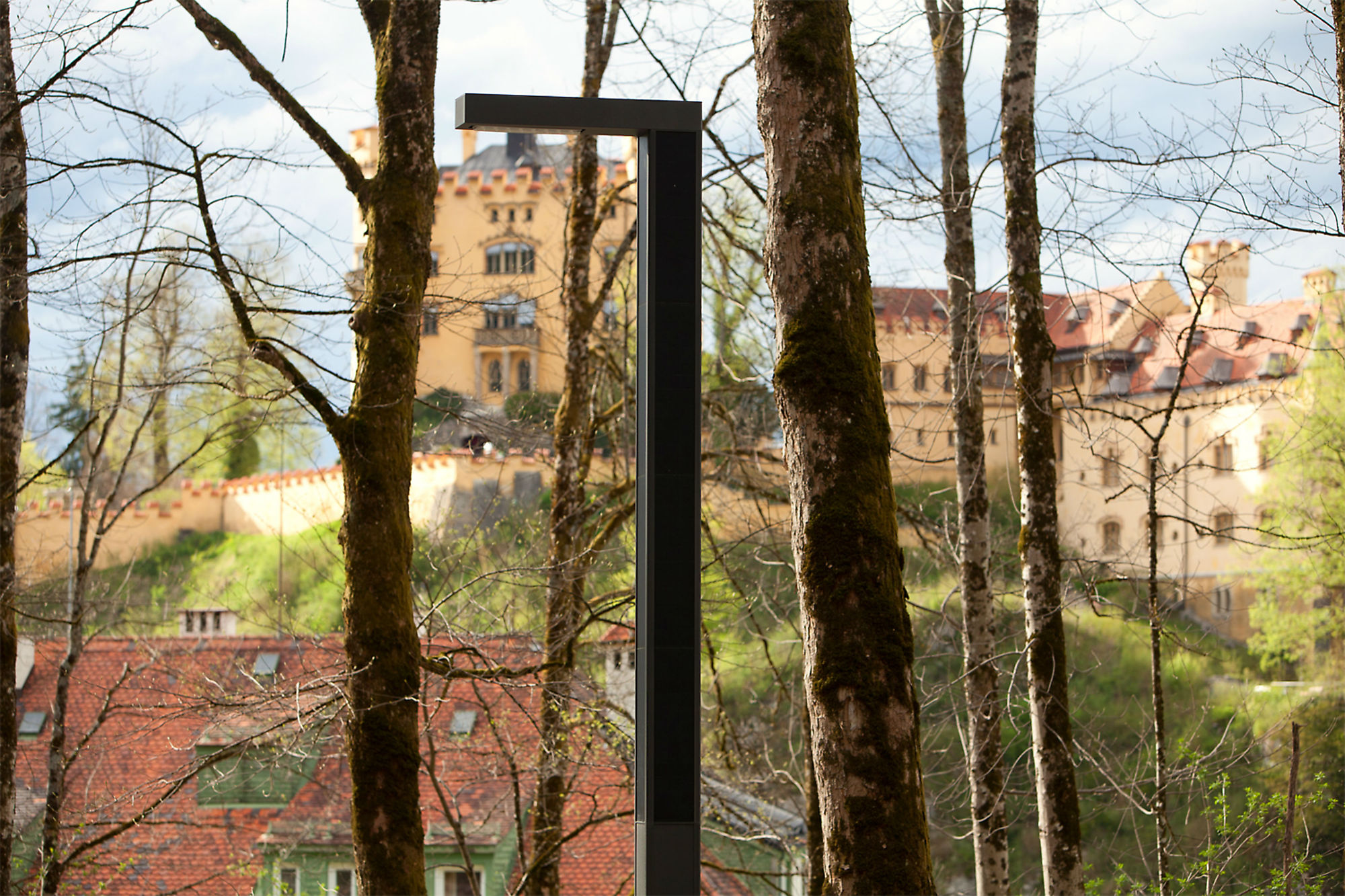 Schloss Neuschwanstein, Solarbeleuchtung